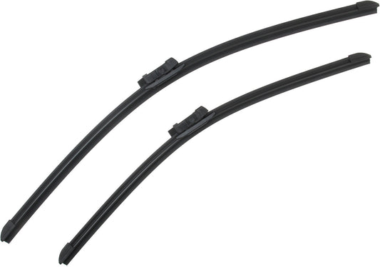 Angle View of Front Windshield Wiper Blade Set BOSCH 3397007297