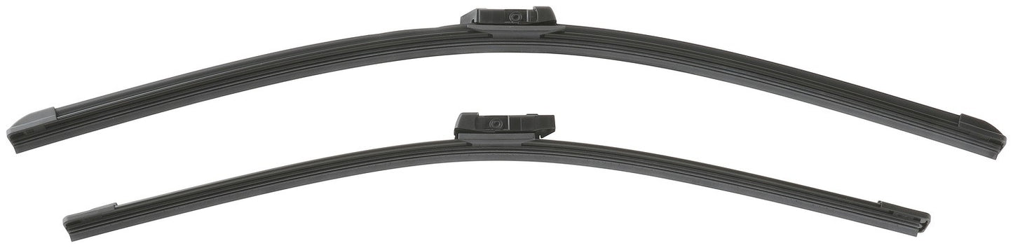 Front View of Front Windshield Wiper Blade Set BOSCH 3397007297