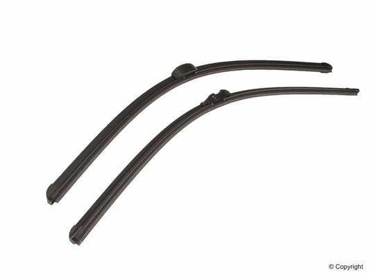 Top View of Front Windshield Wiper Blade Set BOSCH 3397009034