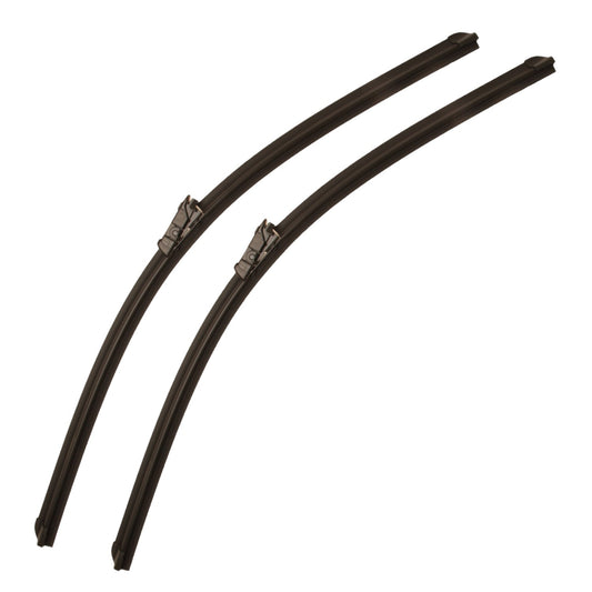 Angle View of Front Windshield Wiper Blade Set BOSCH 3397009825