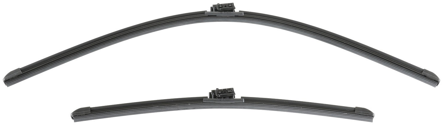 Front View of Front Windshield Wiper Blade Set BOSCH 3397014179