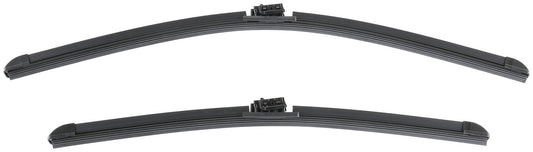 Front View of Front Windshield Wiper Blade Set BOSCH 3397014204
