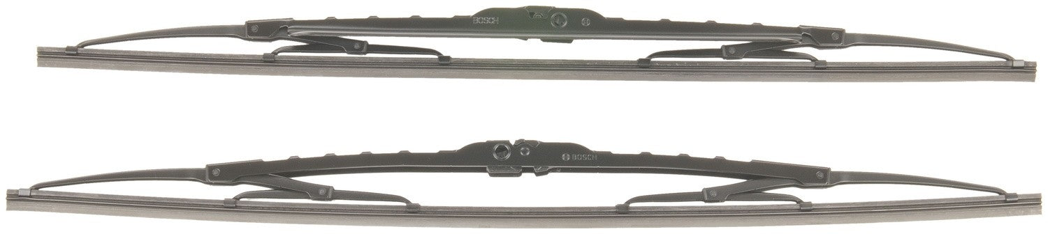 Front View of Front Windshield Wiper Blade Set BOSCH 3397118401