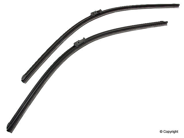 Top View of Front Windshield Wiper Blade Set BOSCH 3397118948