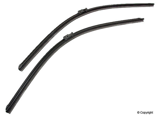 Top View of Front Windshield Wiper Blade Set BOSCH 3397118948