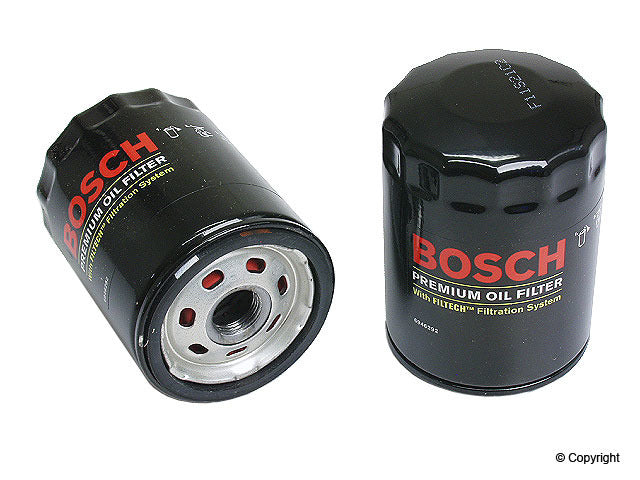 Top View of Engine Oil Filter BOSCH 3400