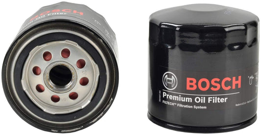 Front View of Engine Oil Filter BOSCH 3401