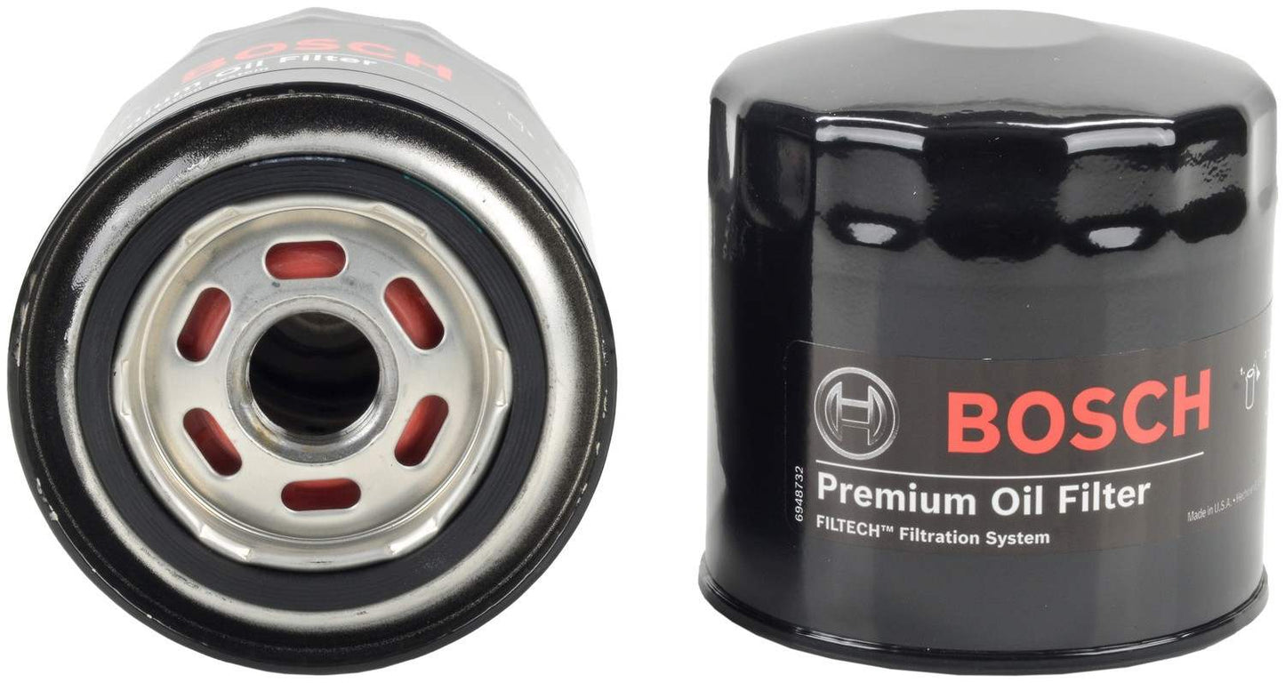 Front View of Engine Oil Filter BOSCH 3410