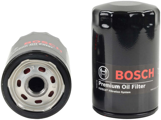 Front View of Engine Oil Filter BOSCH 3421