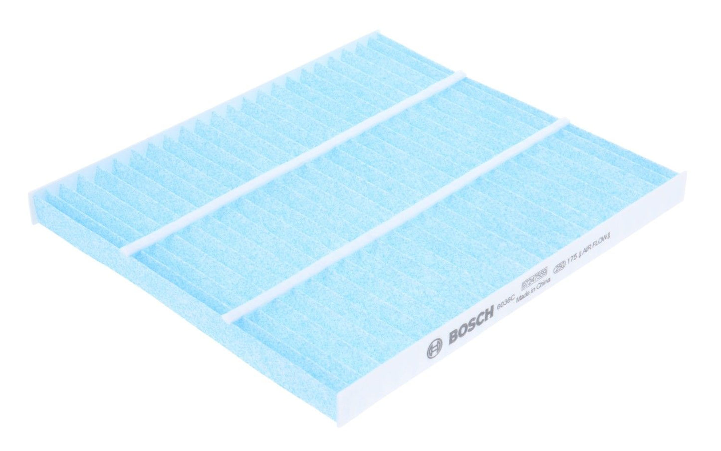 Front View of Cabin Air Filter BOSCH 6036C