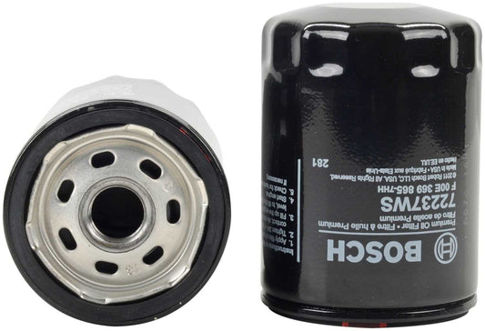 Front View of Engine Oil Filter BOSCH 72237WS