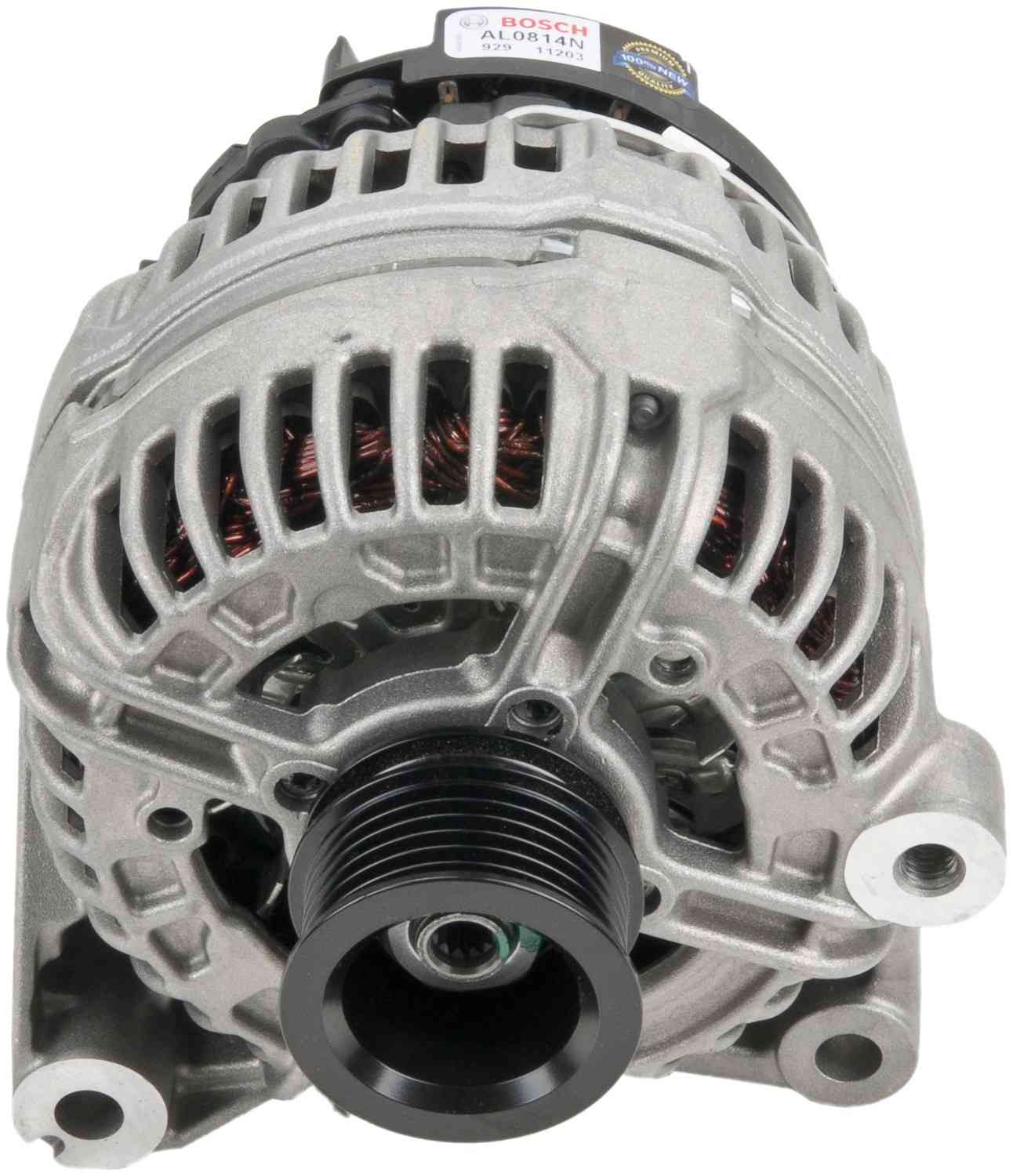 Front View of Alternator BOSCH AL0814N