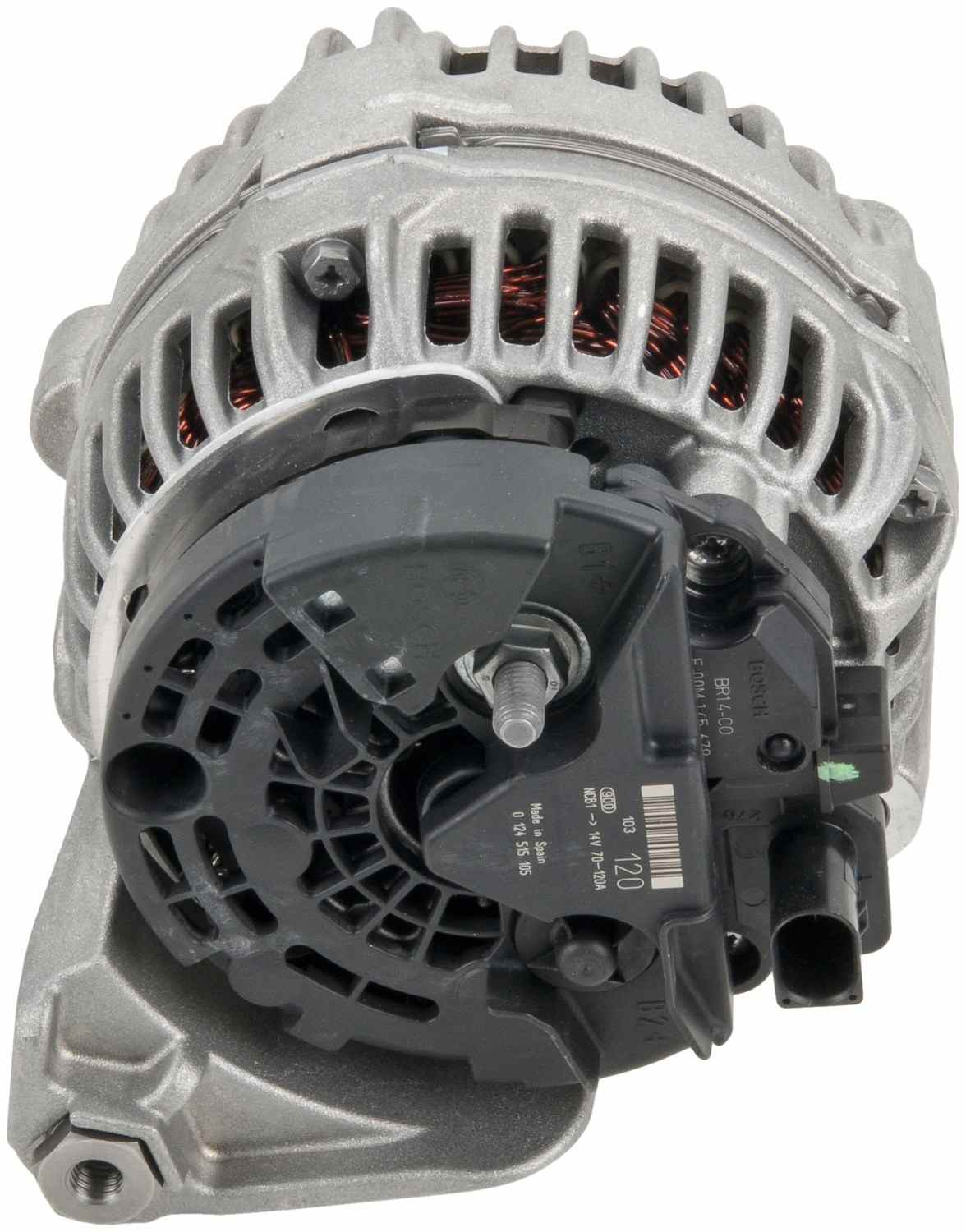 Back View of Alternator BOSCH AL0816N