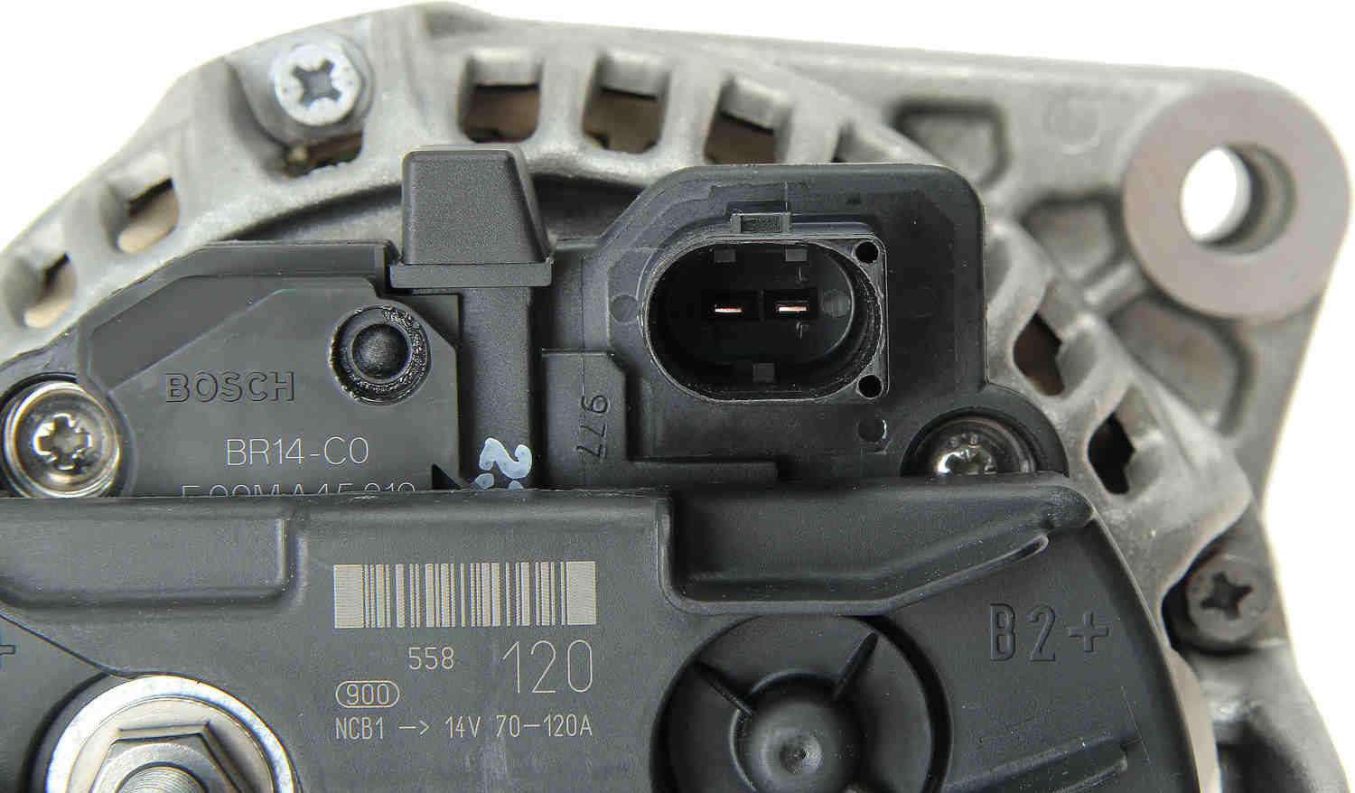 Connector View of Alternator BOSCH AL0816N