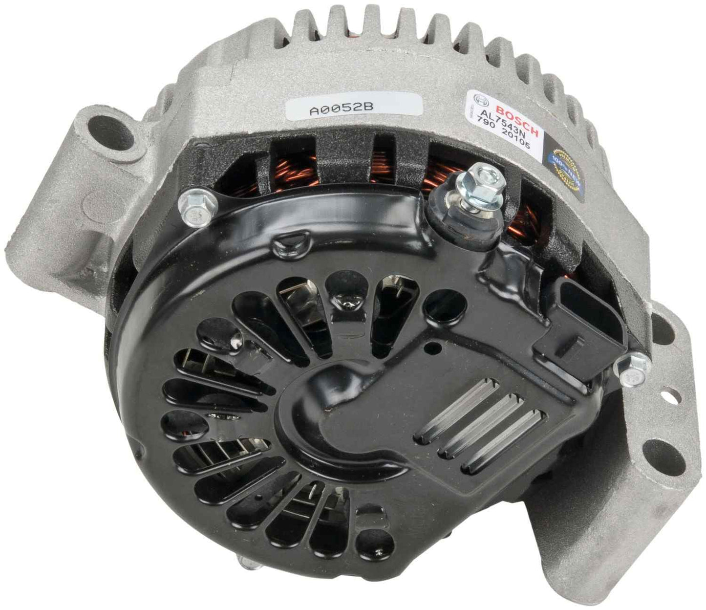 Back View of Alternator BOSCH AL7543N