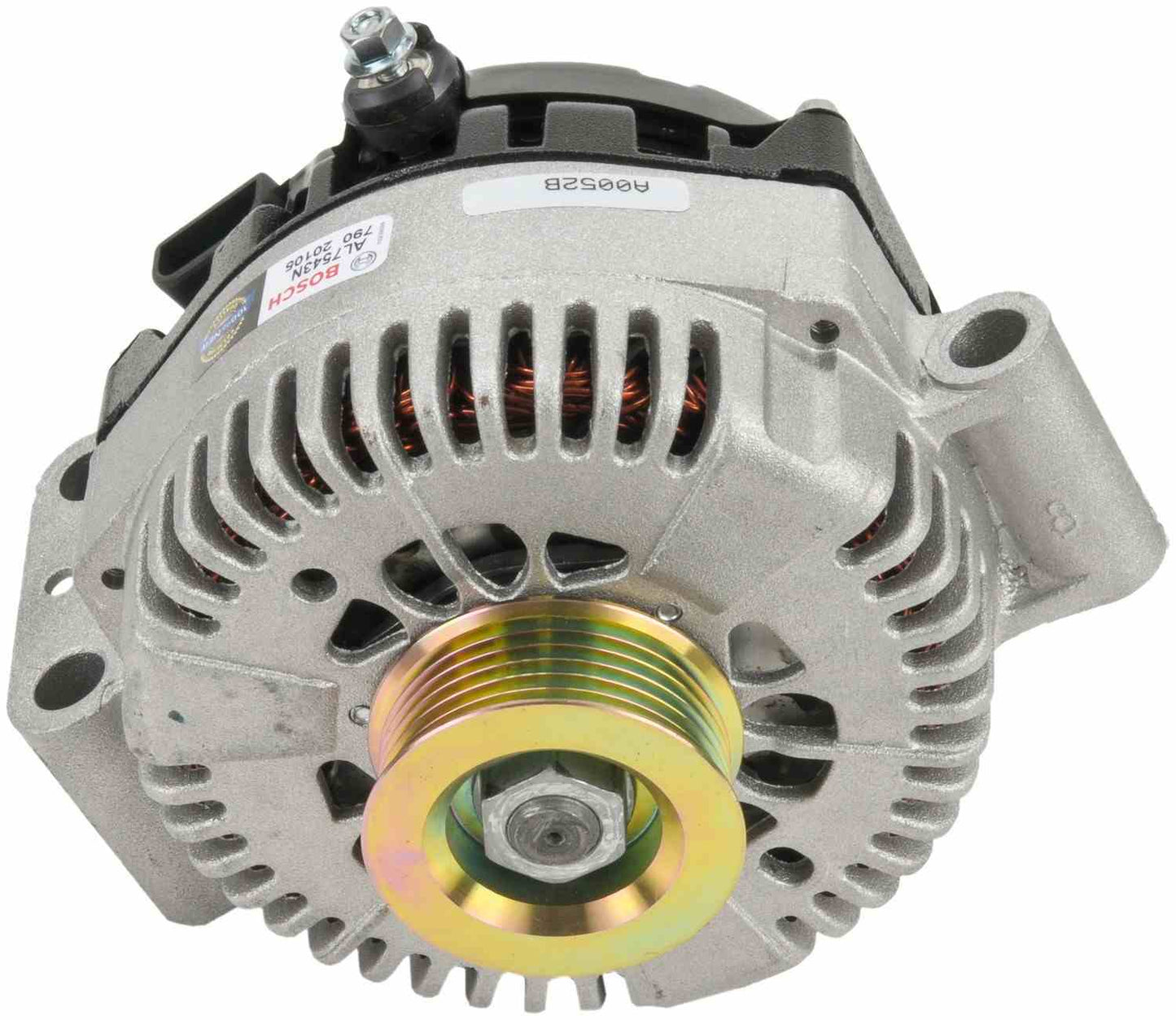 Front View of Alternator BOSCH AL7543N