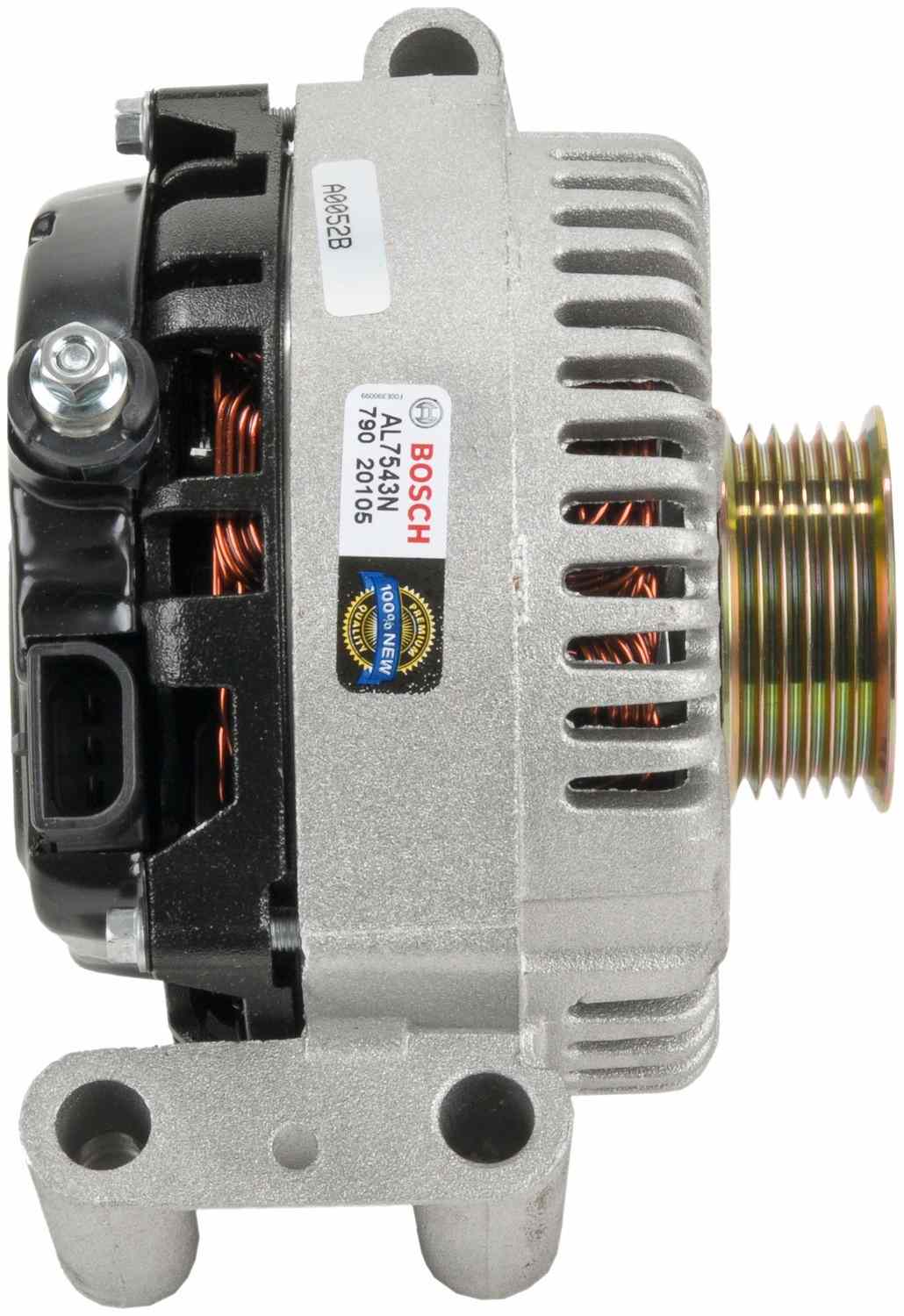 Right View of Alternator BOSCH AL7543N