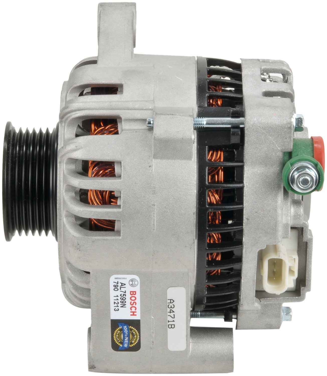 Left View of Alternator BOSCH AL7599N