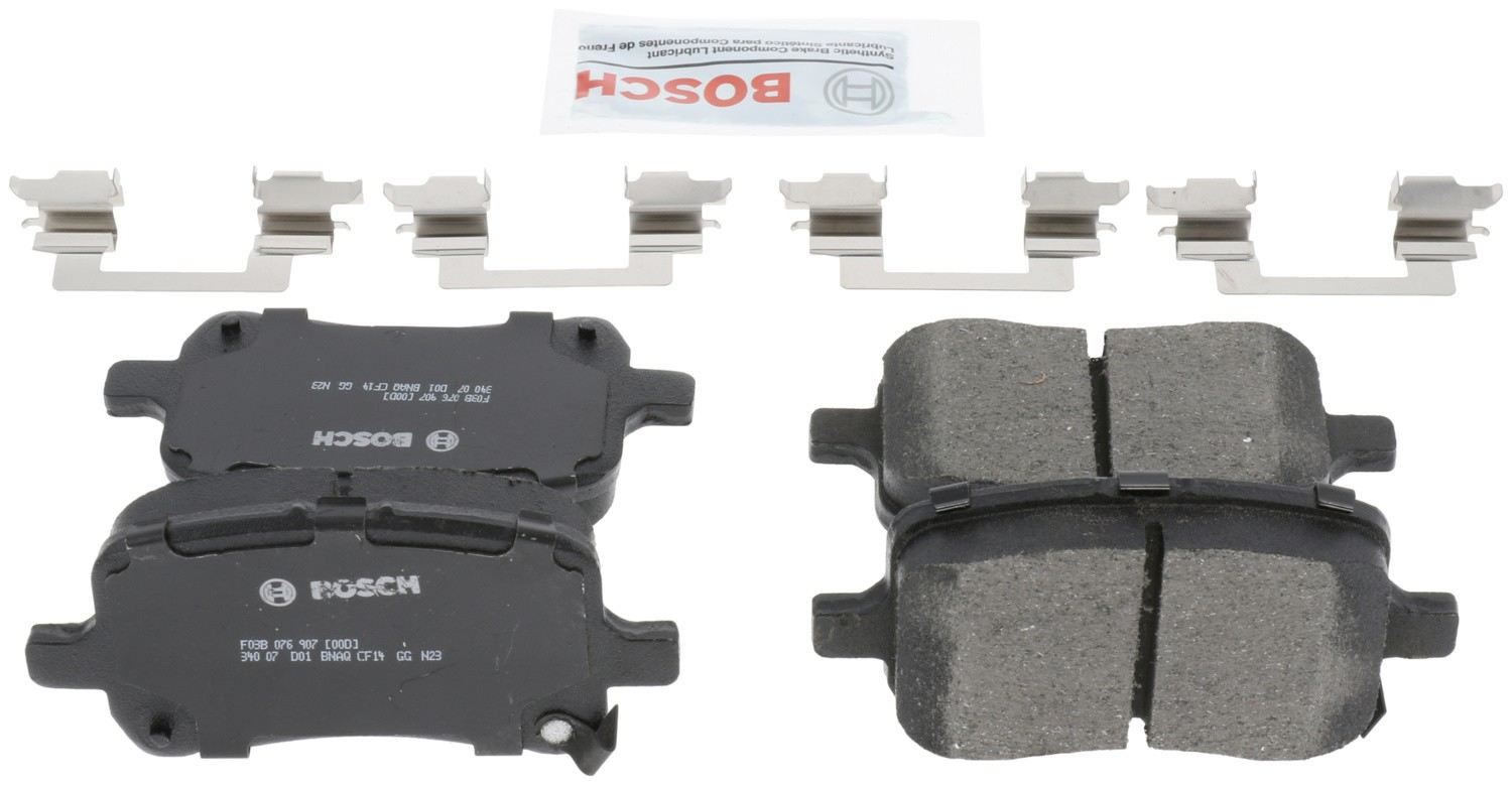 Back View of Front Disc Brake Pad Set BOSCH BC1028