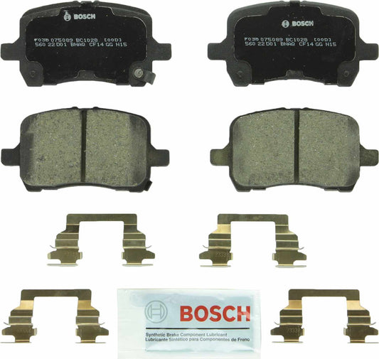 Top View of Front Disc Brake Pad Set BOSCH BC1028