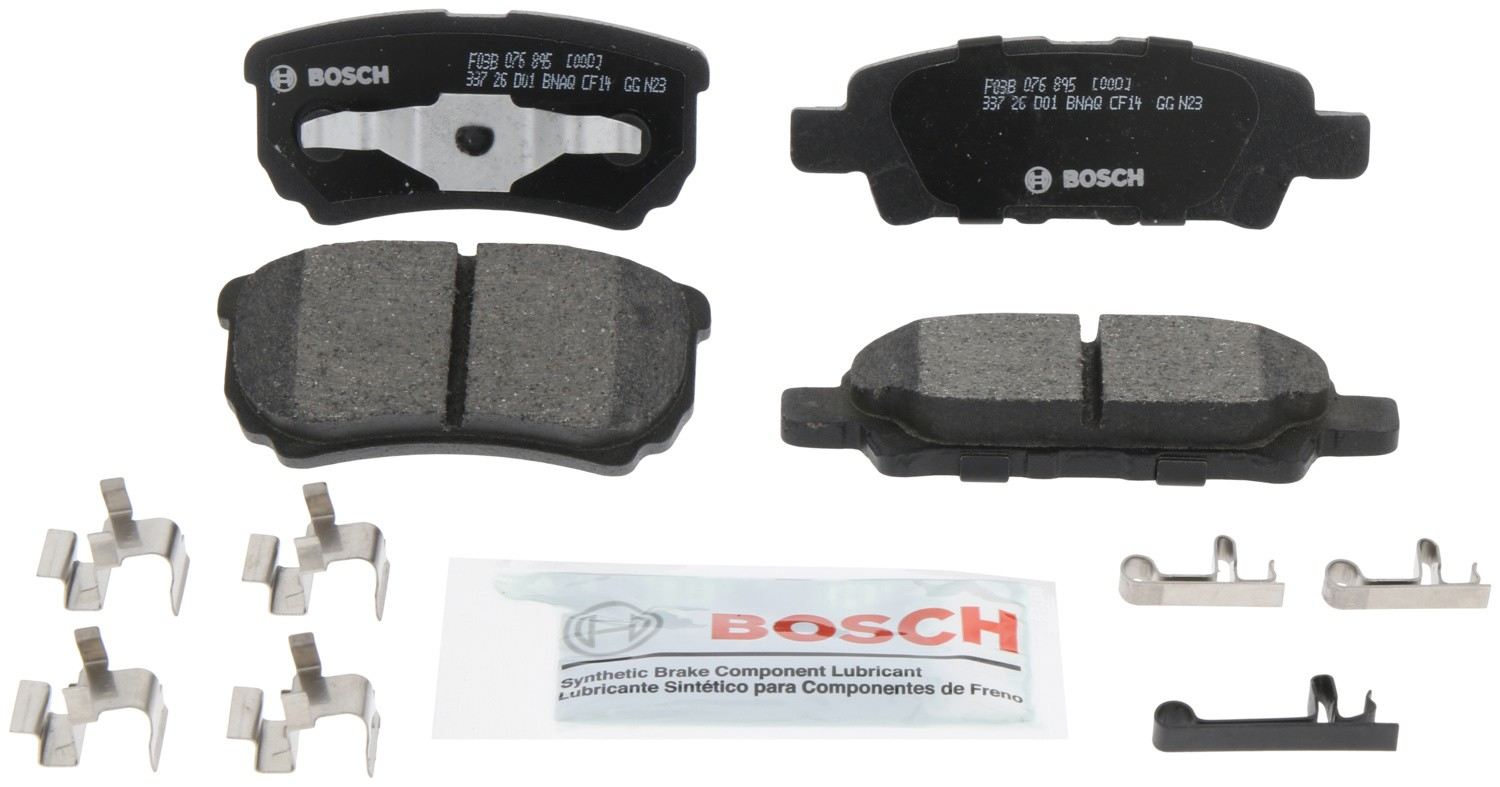 Front View of Rear Disc Brake Pad Set BOSCH BC1037