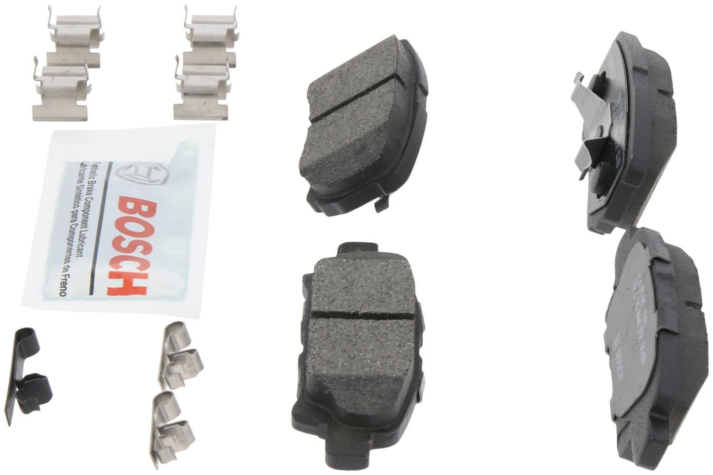 Left View of Rear Disc Brake Pad Set BOSCH BC1037