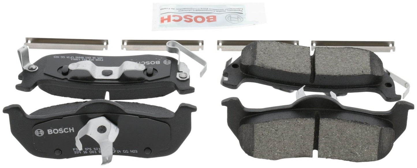 Back View of Rear Disc Brake Pad Set BOSCH BC1041