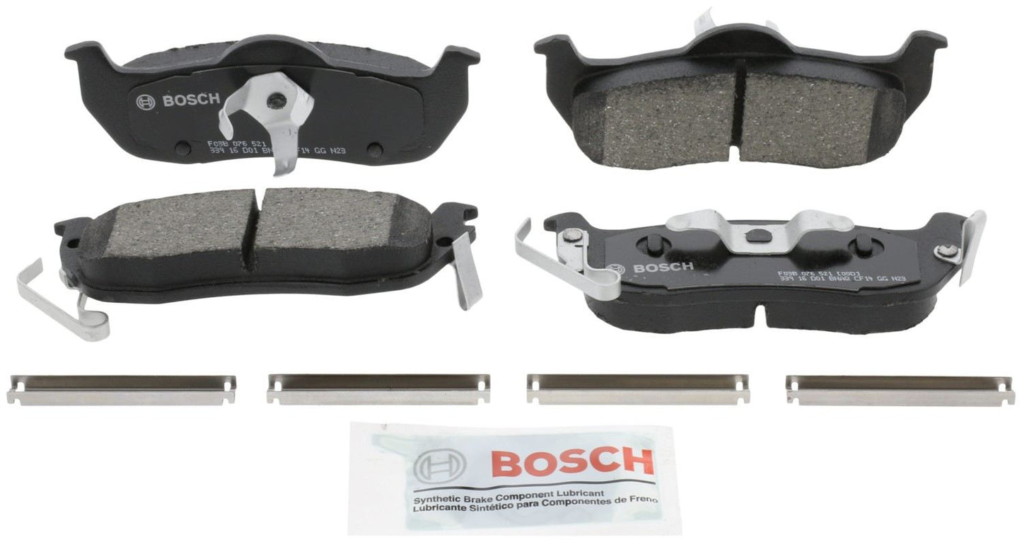 Front View of Rear Disc Brake Pad Set BOSCH BC1041