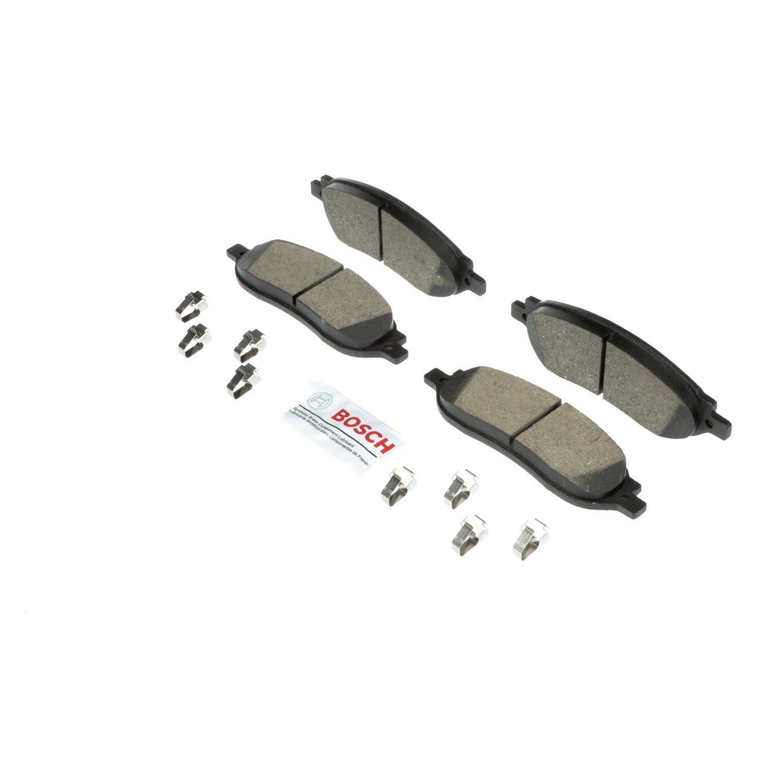 Back View of Rear Disc Brake Pad Set BOSCH BC1068