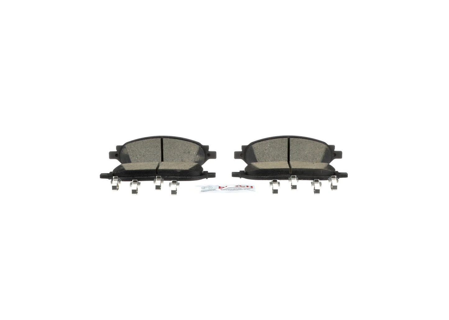 Bottom View of Rear Disc Brake Pad Set BOSCH BC1068