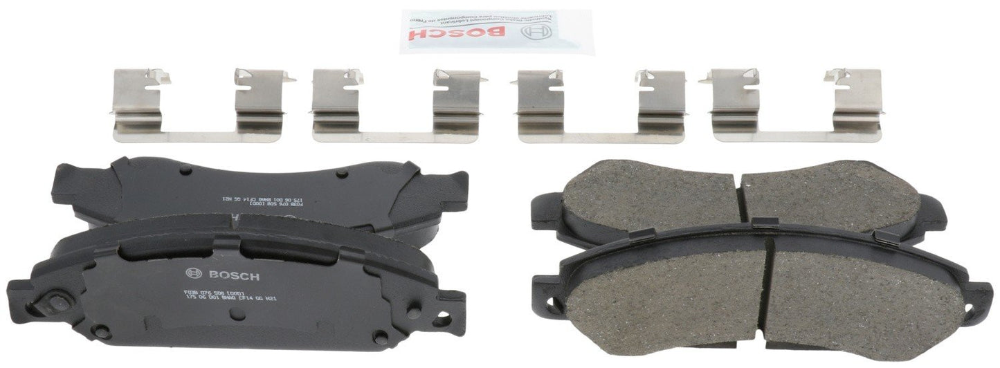 Back View of Front Disc Brake Pad Set BOSCH BC1092