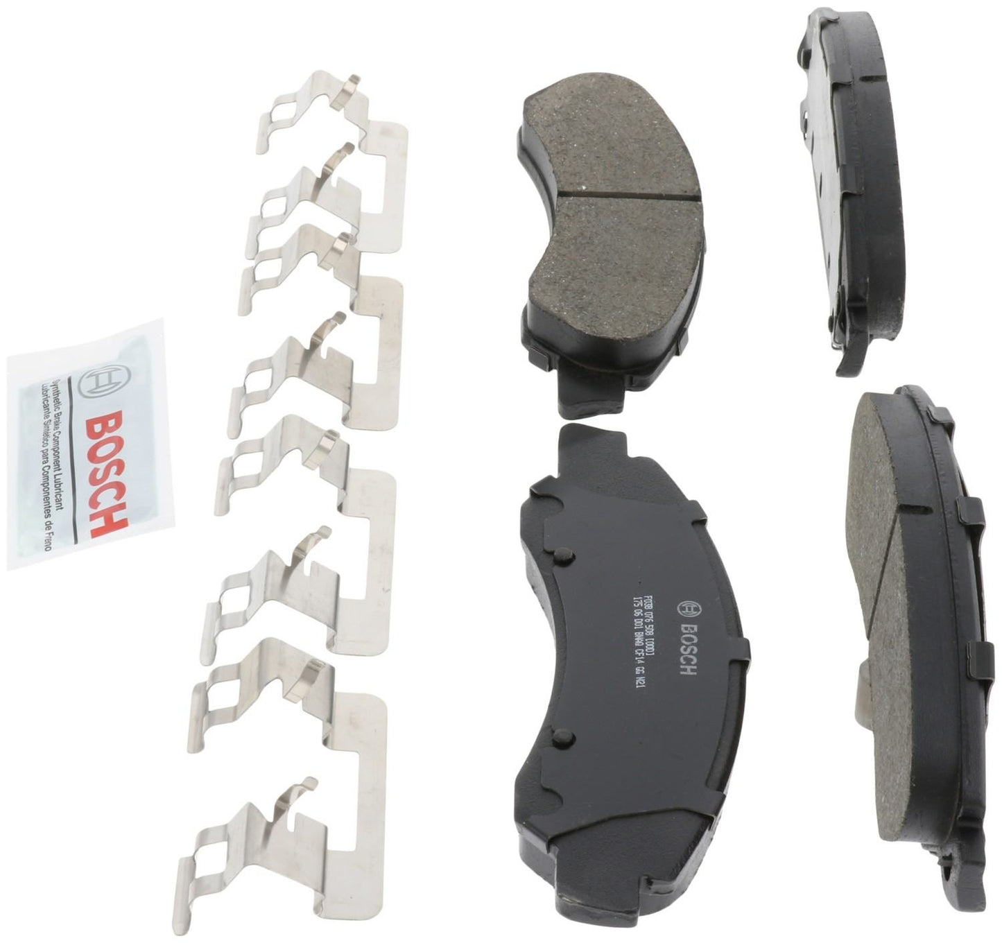 Left View of Front Disc Brake Pad Set BOSCH BC1092