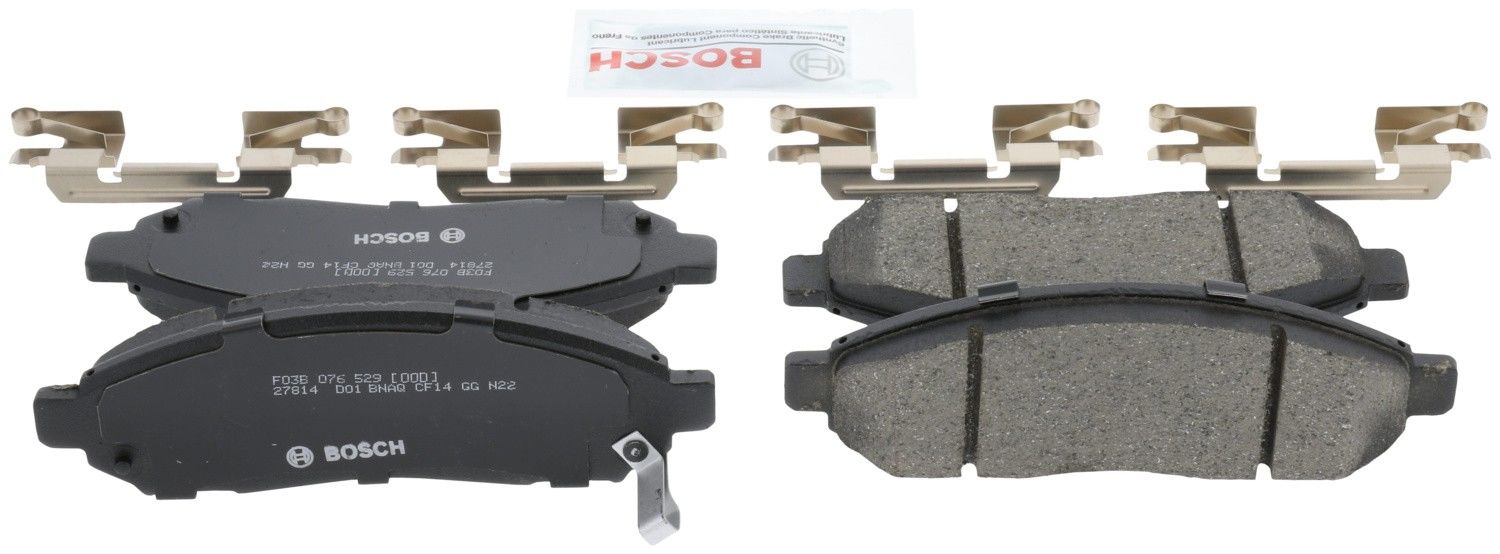 Back View of Front Disc Brake Pad Set BOSCH BC1094