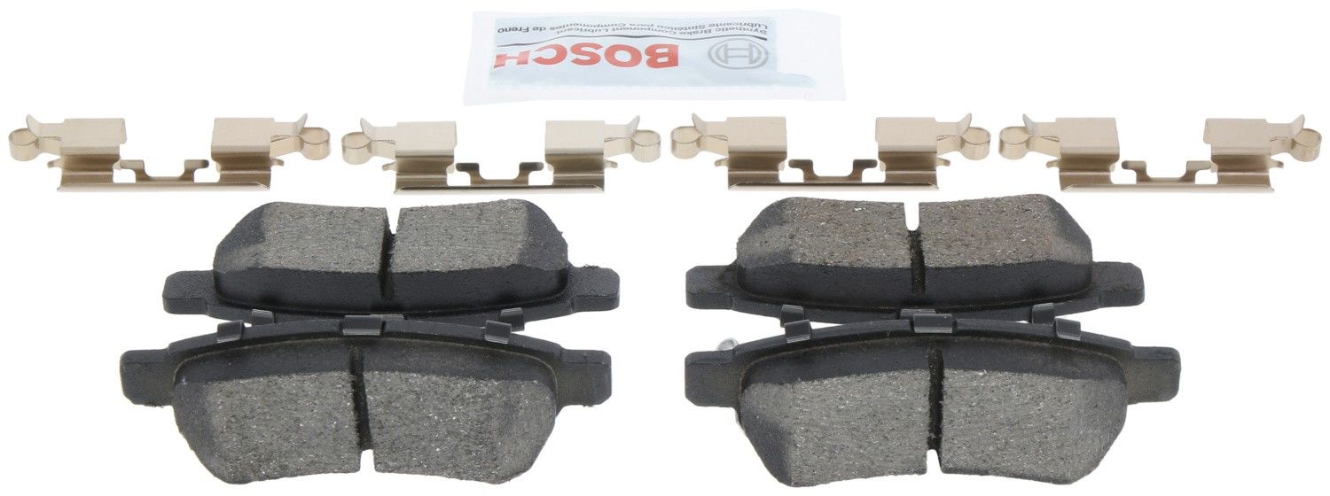 Back View of Rear Disc Brake Pad Set BOSCH BC1100