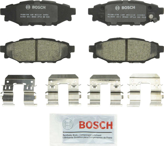 Top View of Rear Disc Brake Pad Set BOSCH BC1114