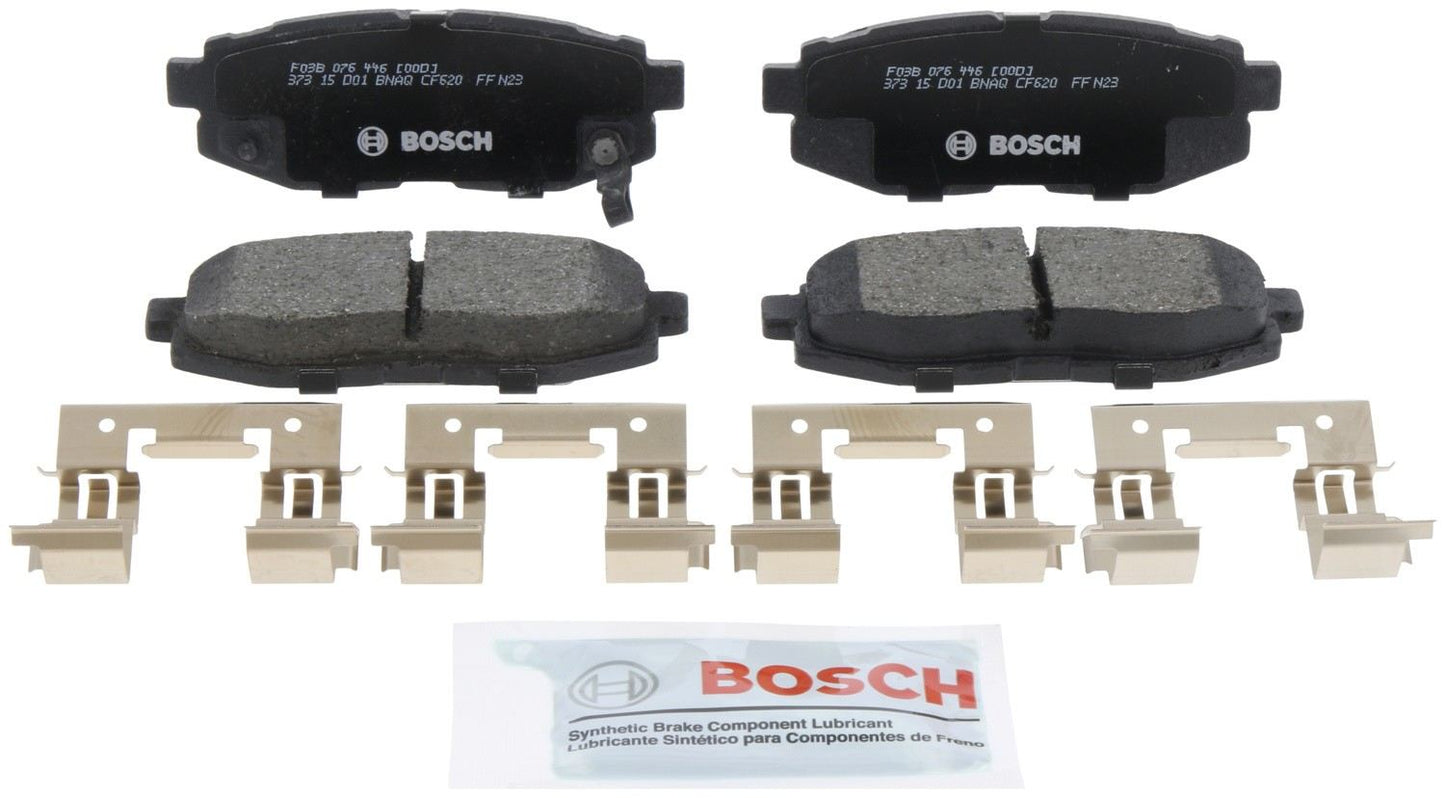 Front View of Rear Disc Brake Pad Set BOSCH BC1124