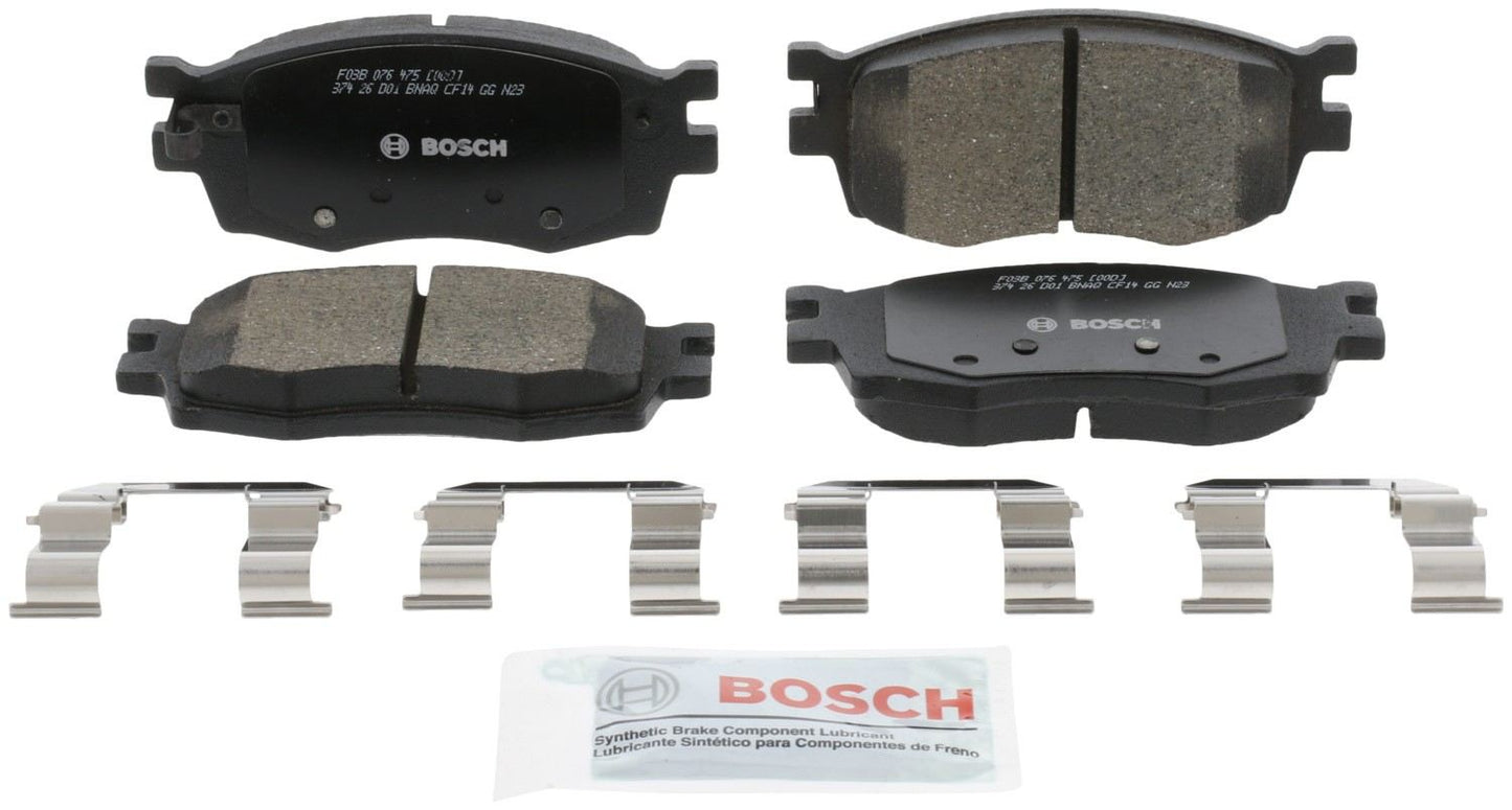 Front View of Front Disc Brake Pad Set BOSCH BC1156