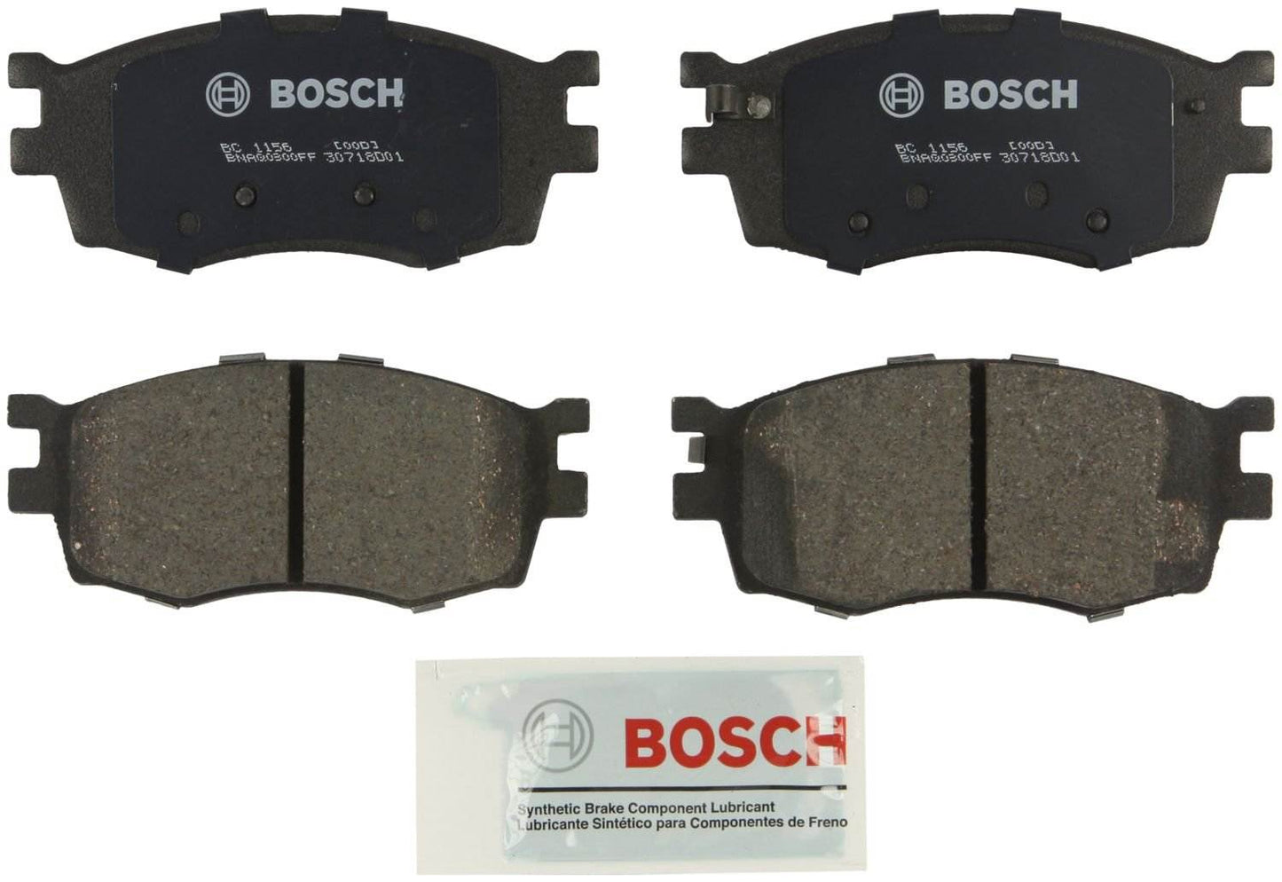 Top View of Front Disc Brake Pad Set BOSCH BC1156