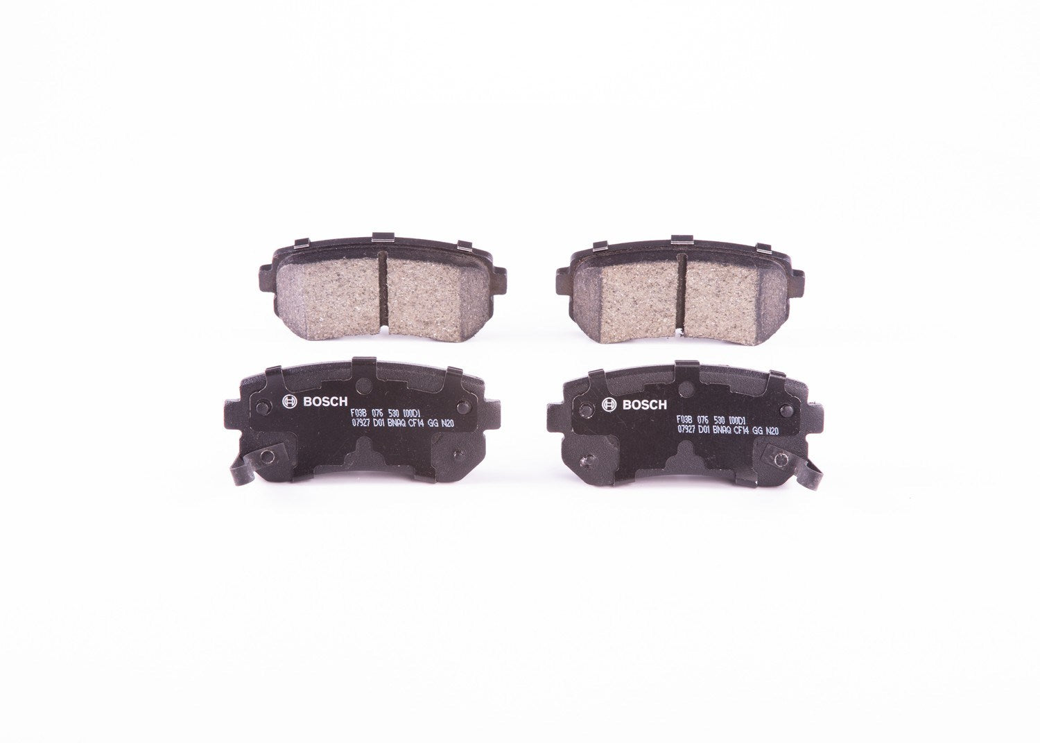 Front View of Rear Disc Brake Pad Set BOSCH BC1157