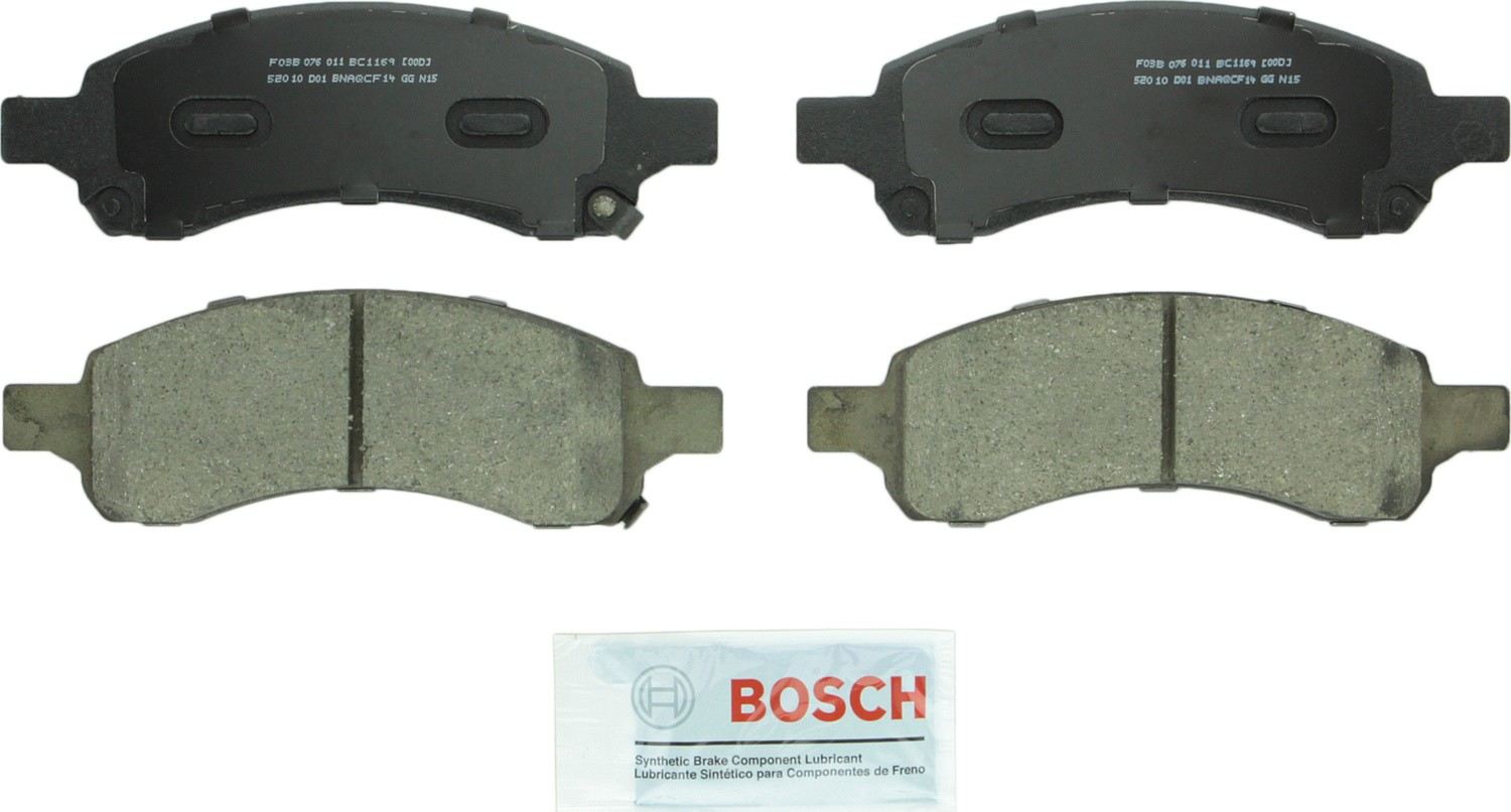 Top View of Front Disc Brake Pad Set BOSCH BC1169