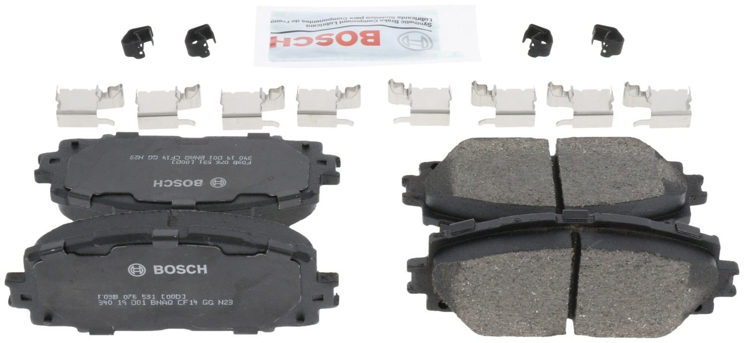 Back View of Front Disc Brake Pad Set BOSCH BC1184