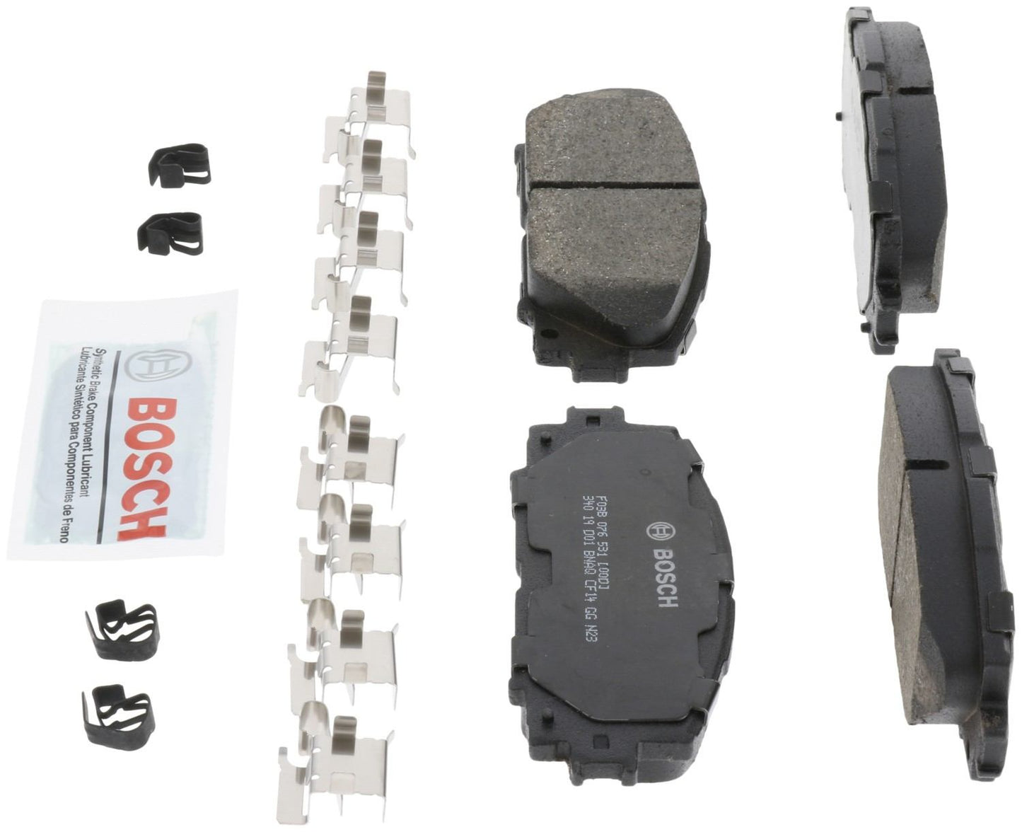 Left View of Front Disc Brake Pad Set BOSCH BC1184