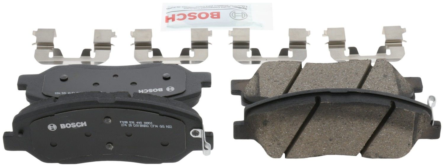 Back View of Front Disc Brake Pad Set BOSCH BC1202