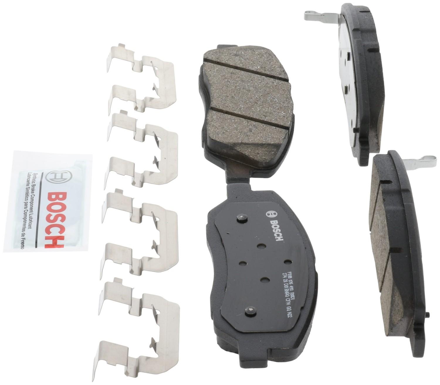 Left View of Front Disc Brake Pad Set BOSCH BC1202