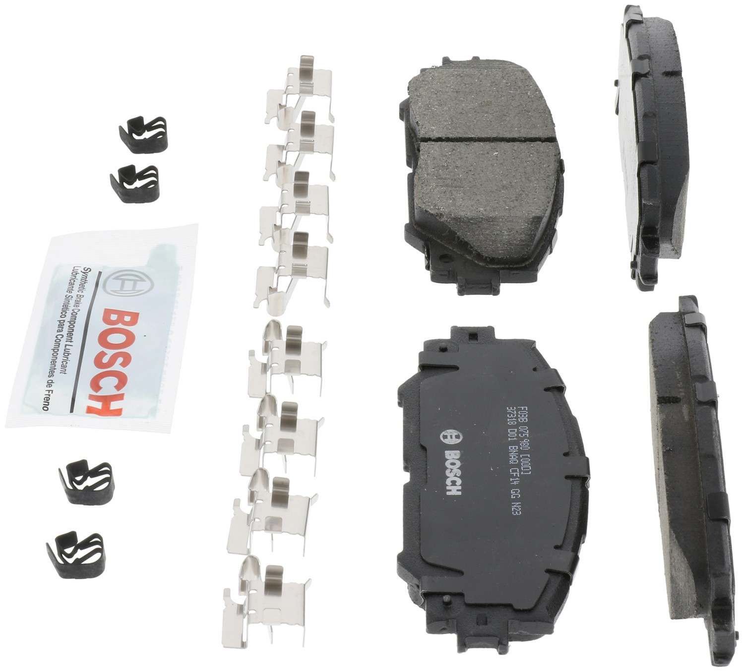 Left View of Front Disc Brake Pad Set BOSCH BC1210