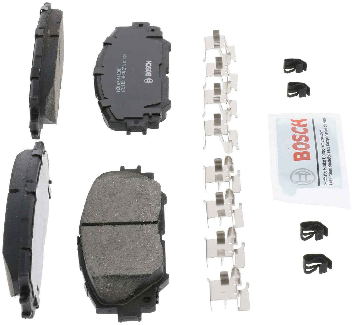 Right View of Front Disc Brake Pad Set BOSCH BC1210