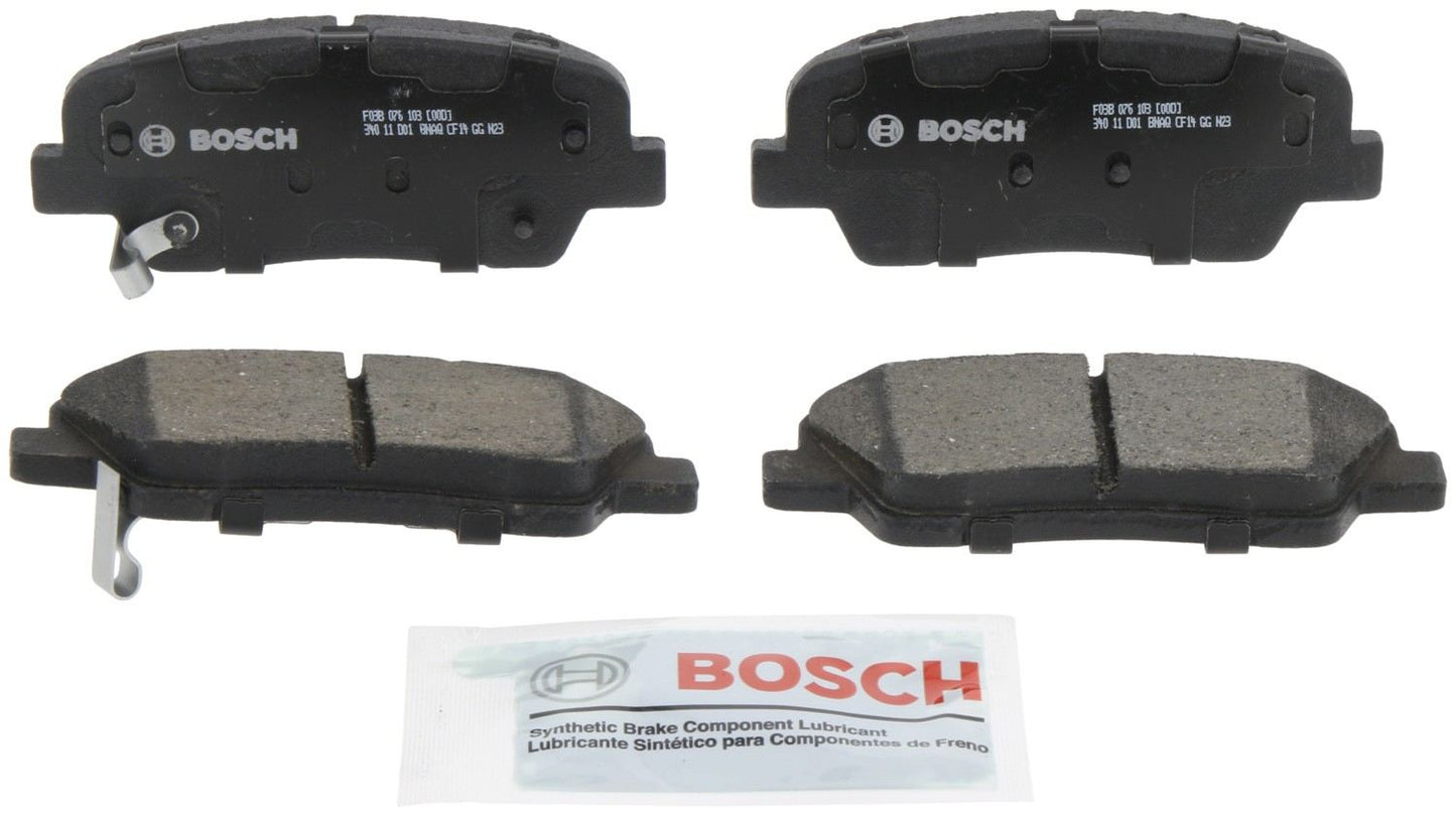 Front View of Rear Disc Brake Pad Set BOSCH BC1284