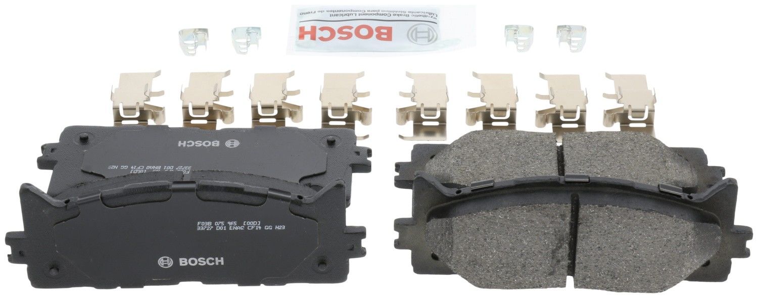 Back View of Front Disc Brake Pad Set BOSCH BC1293