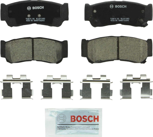 Top View of Rear Disc Brake Pad Set BOSCH BC1297