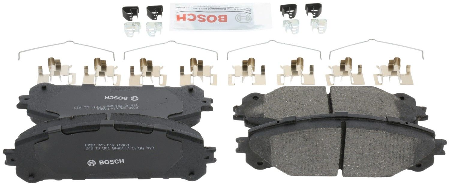 Back View of Front Disc Brake Pad Set BOSCH BC1324